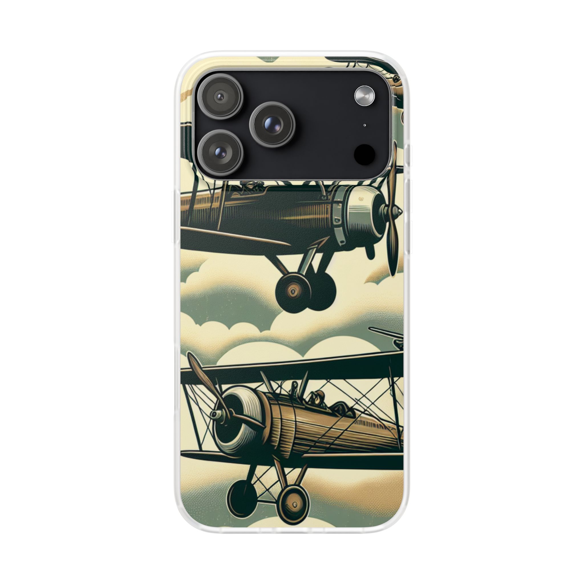 Great Flying Adventure Trendy Resistant Flexi Phone Back Case - Image 2