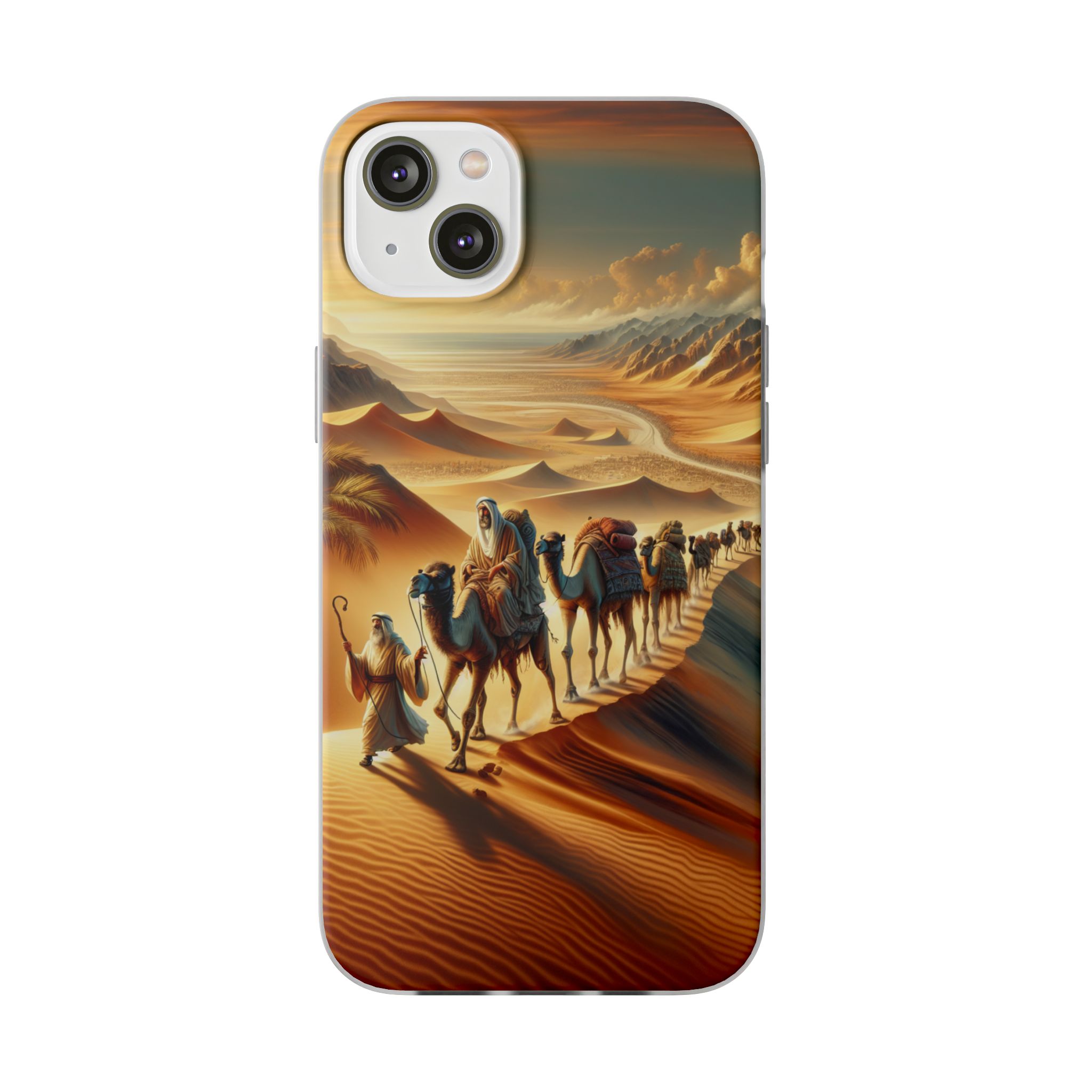 Desert Journey Trendy Resistant Flexi Phone Back Case - Image 6