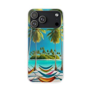 Island Vacation Trendy Resistant Flexi Phone Back Case