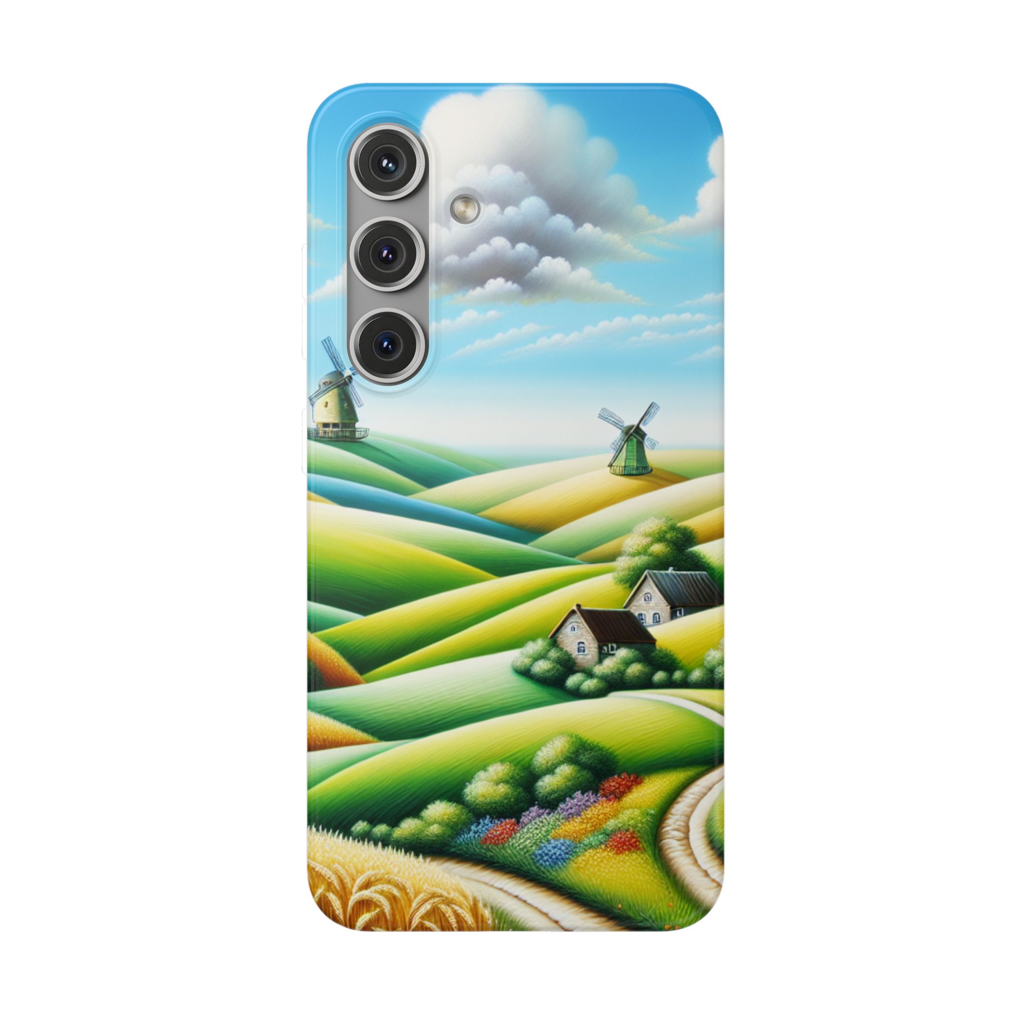 Artistic Farmlands Trendy Resistant Flexi Phone Back Case - Image 7