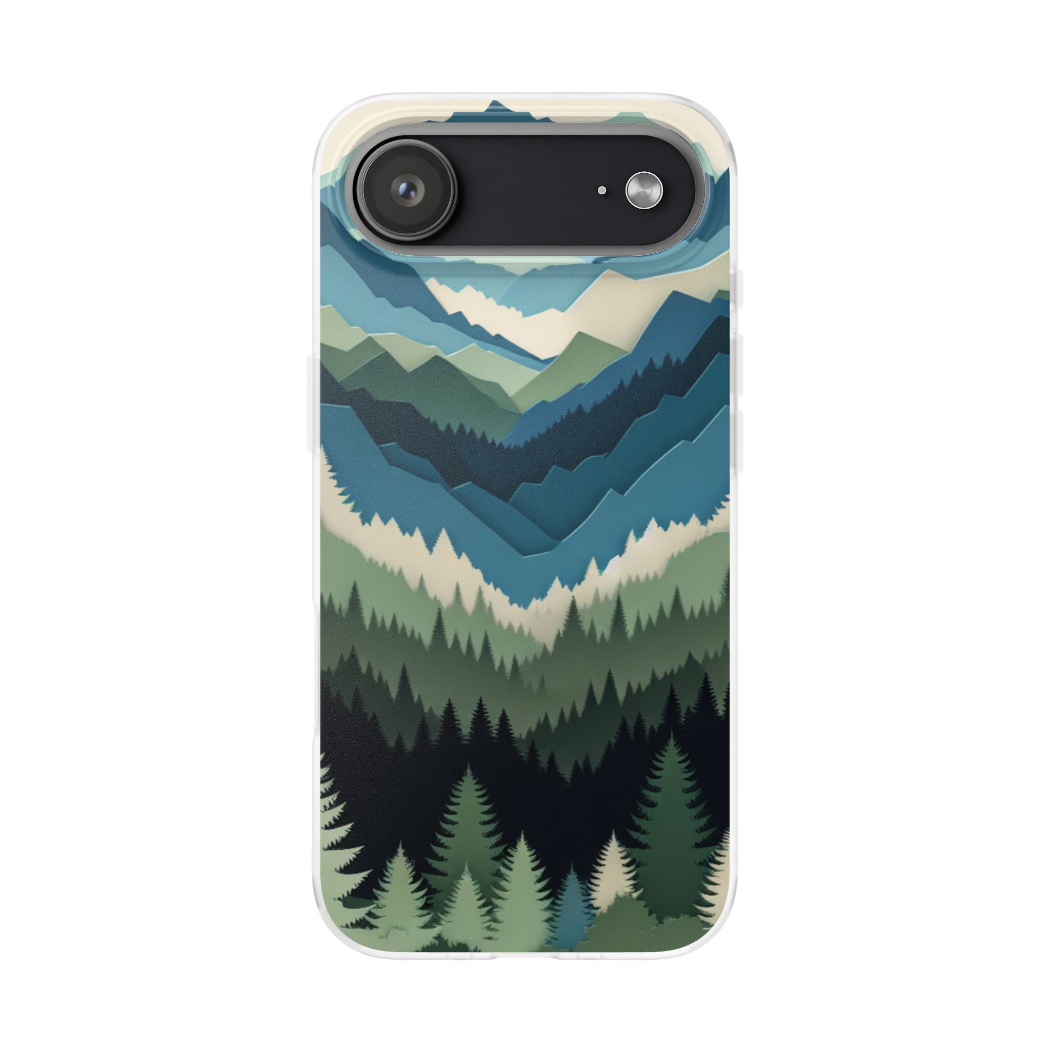 Green Hills Popular Sleek Resistant Flexi Phone Back Case - Image 5