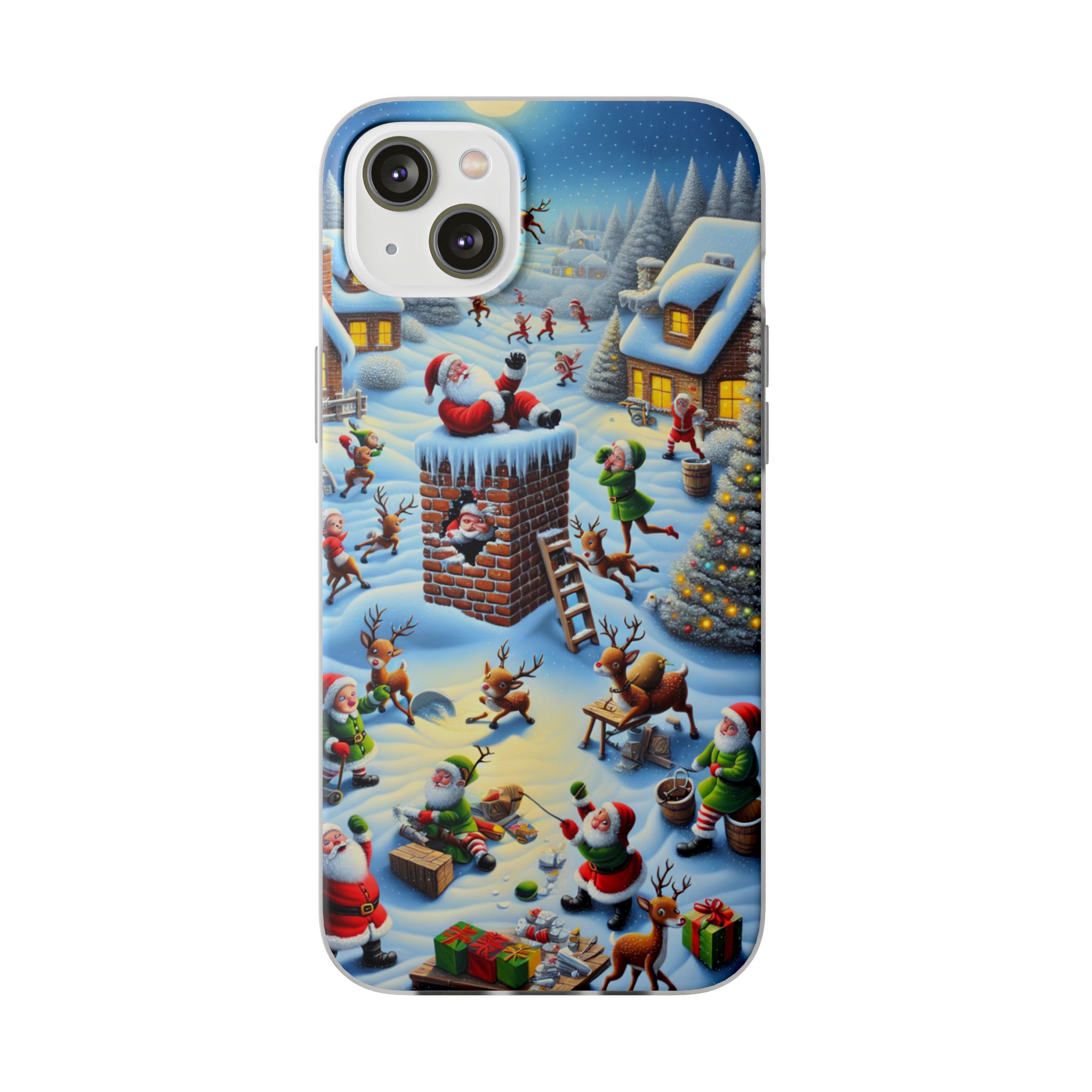 Winter Wonderland Trendy Resistant Flexi Phone Back Case - Image 8