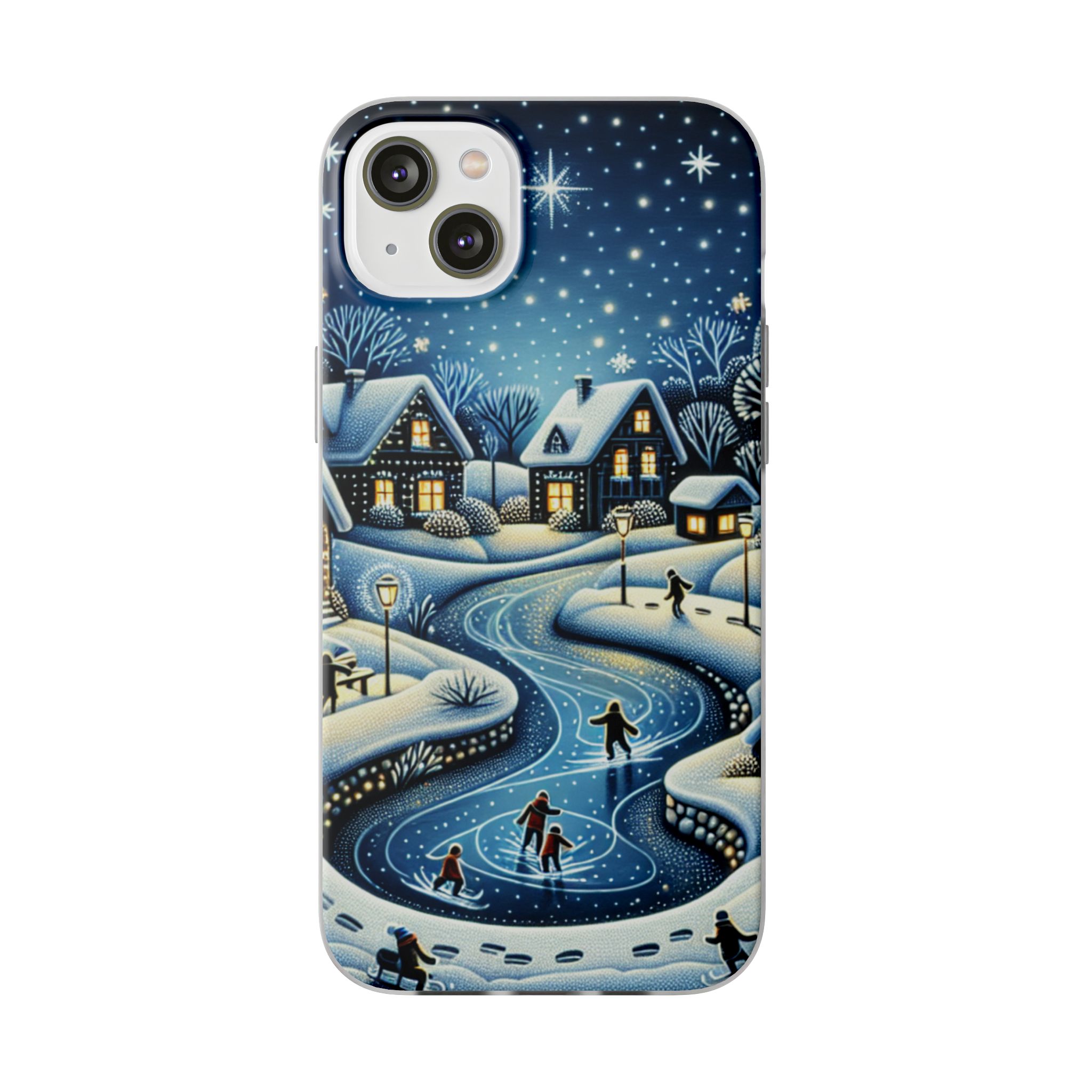 Winter Wonderland Trendy Resistant Flexi Phone Back Case - Image 6