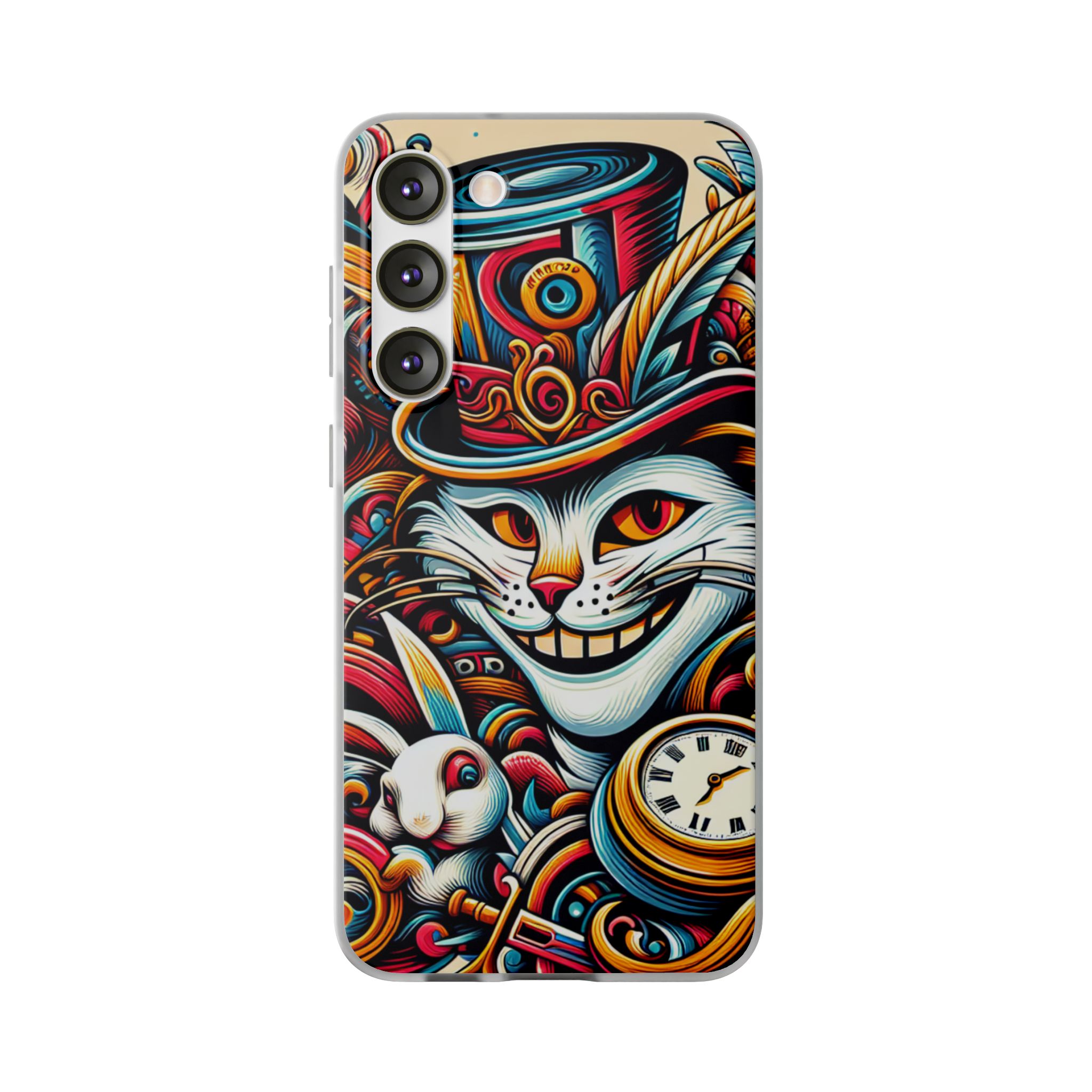 Cat And Mouse Popular Resistant Flexi Phone Back Case - Image 2