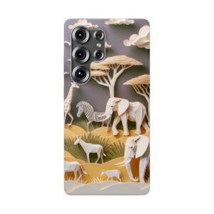 Paper Savannah Trendy Popular Resistant Flexi Phone Back Case
