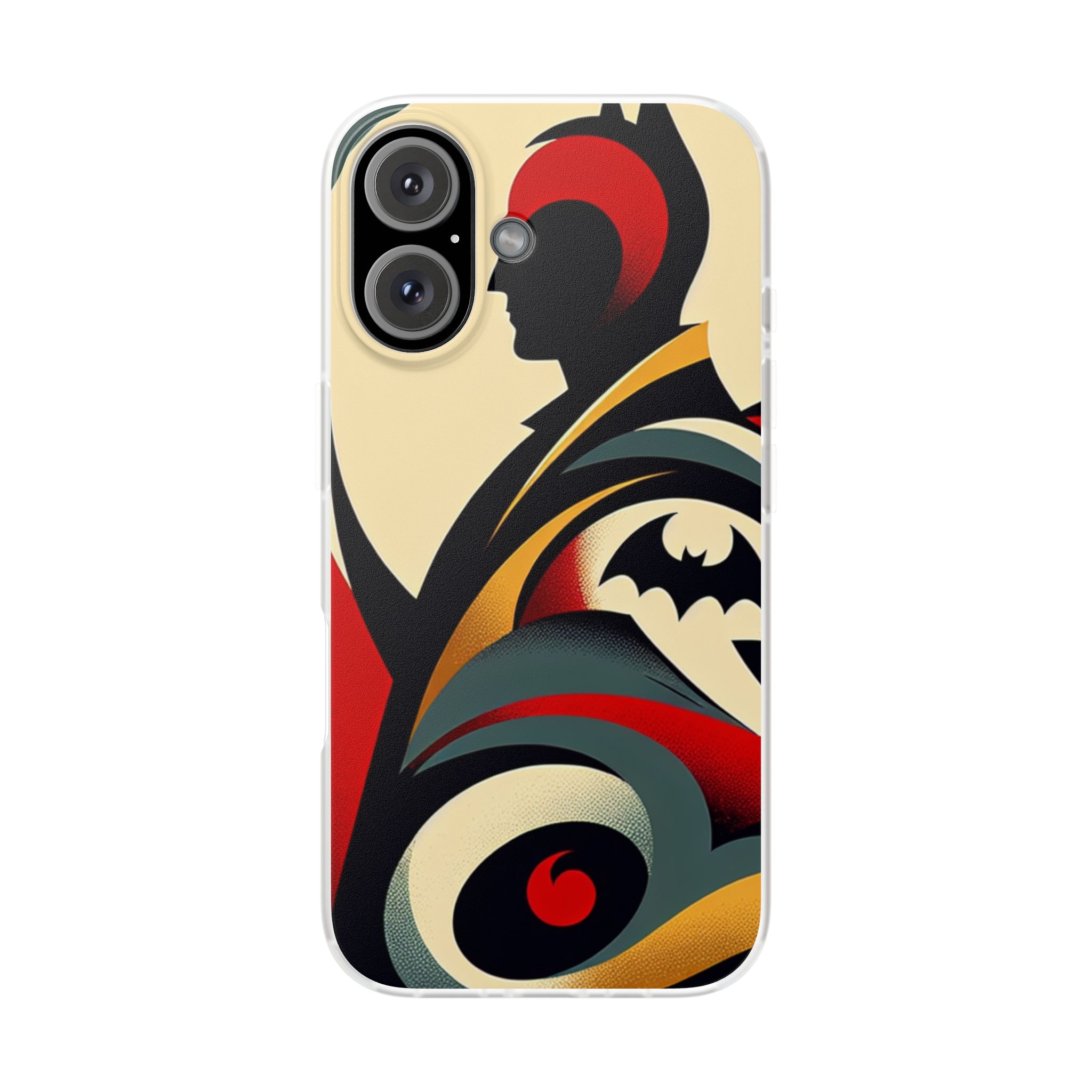 The Bat Power Man Trendy Resistant Flexi Phone Back Case
