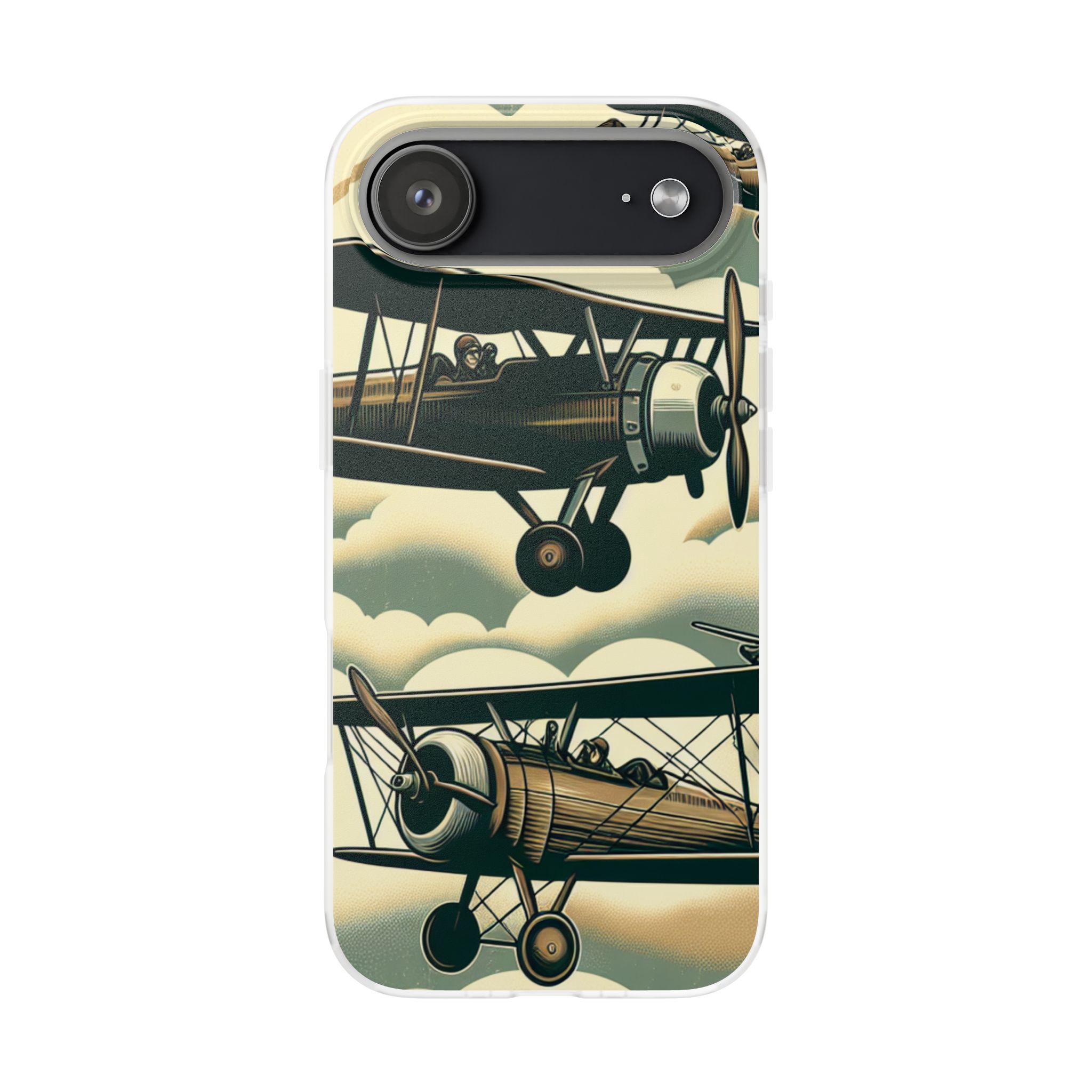 Great Flying Adventure Trendy Resistant Flexi Phone Back Case - Image 3