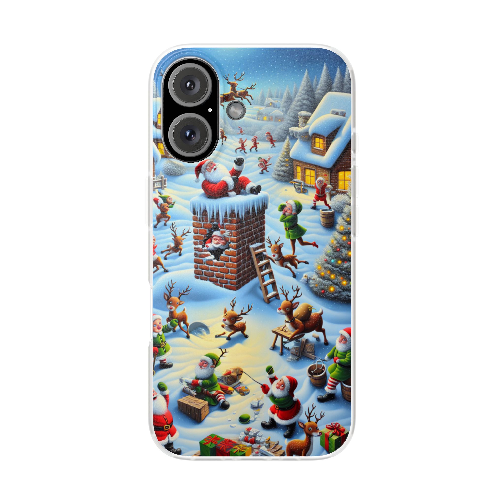 Winter Wonderland Trendy Resistant Flexi Phone Back Case - Image 3