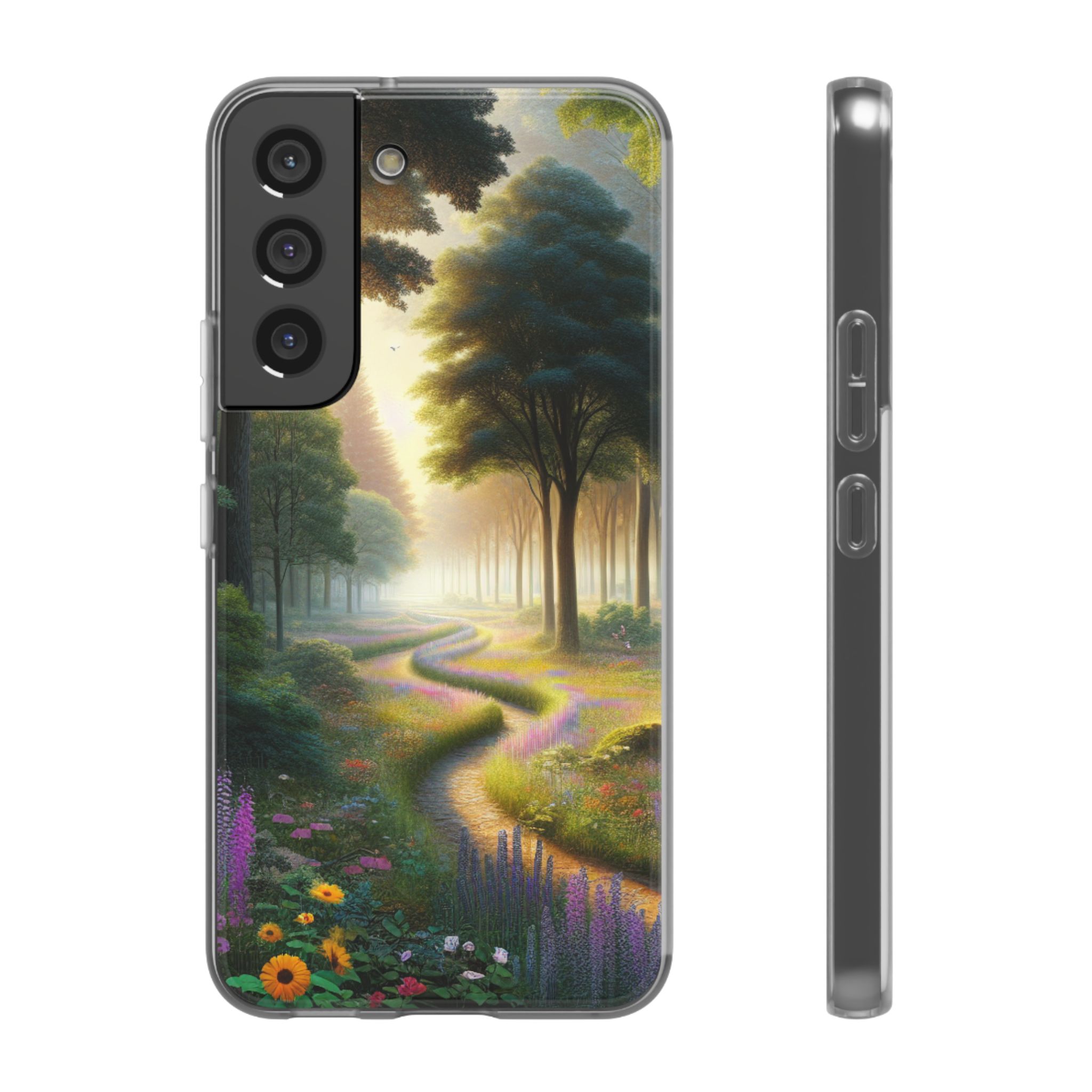 Jungle Path Morning Trendy Resistant Flexi Phone Back Case - Image 5