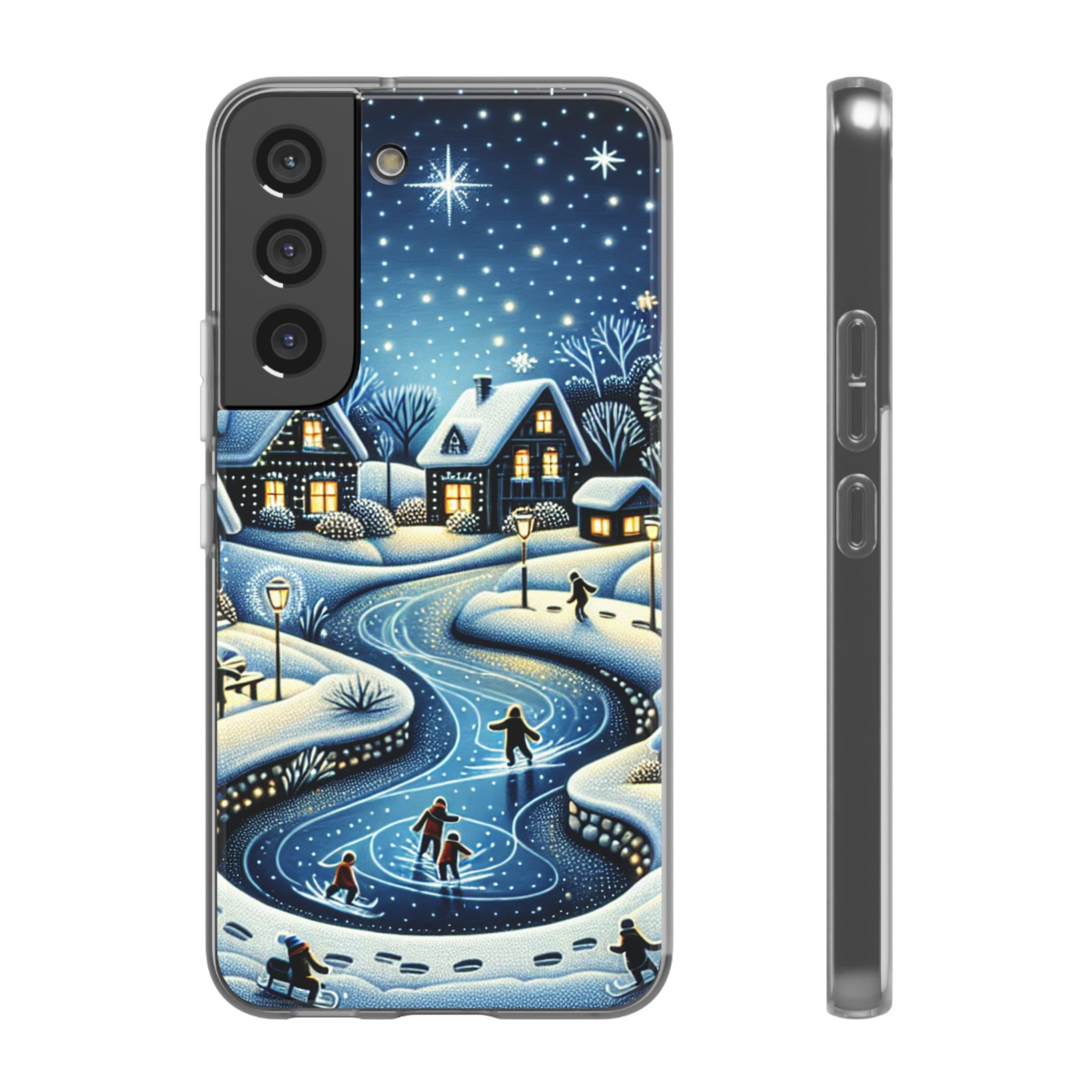 Winter Wonderland Trendy Resistant Flexi Phone Back Case - Image 5