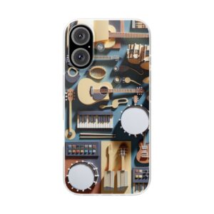 Musical Instruments Trendy Resistant Flexi Phone Back Case