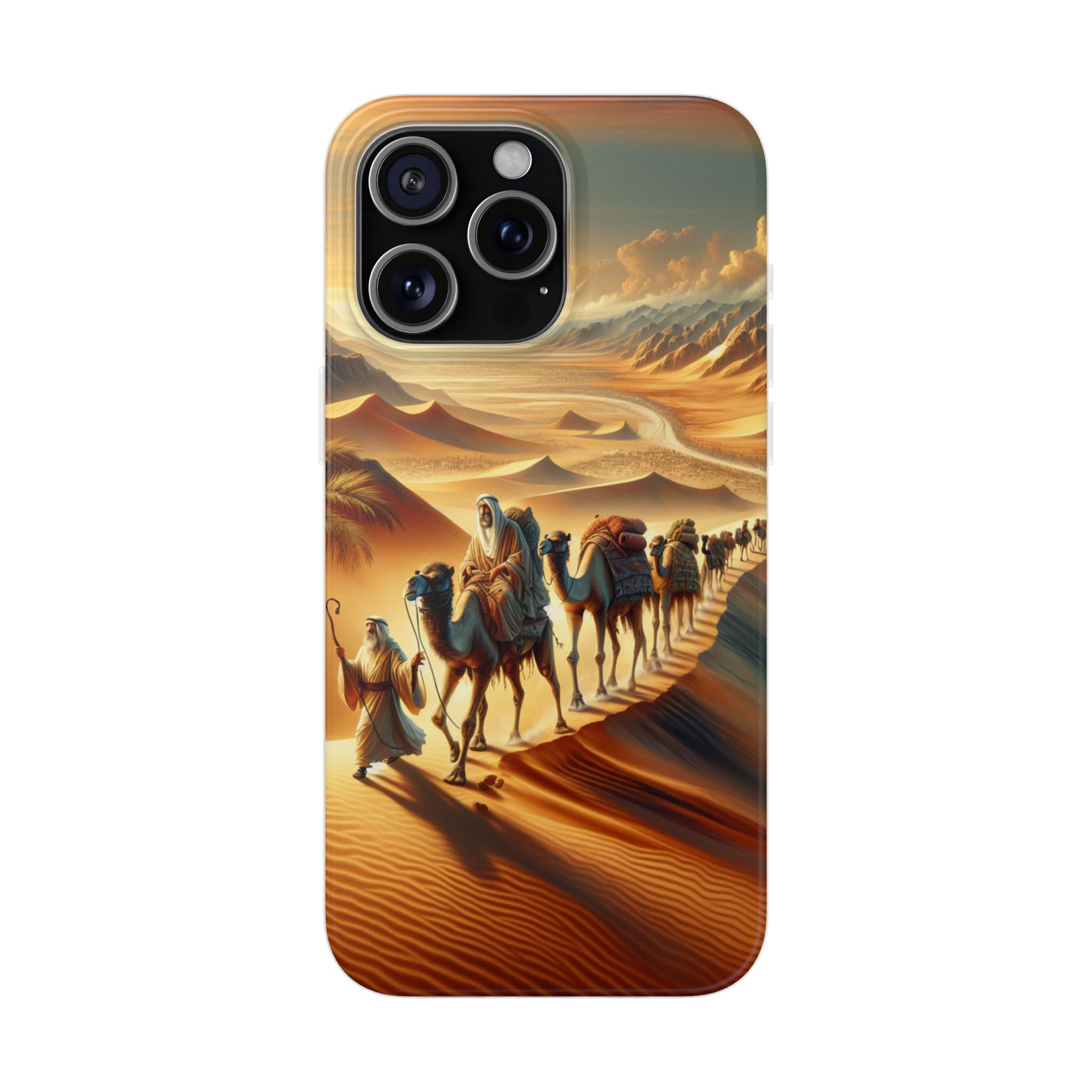 Desert Journey Trendy Resistant Flexi Phone Back Case - Image 4