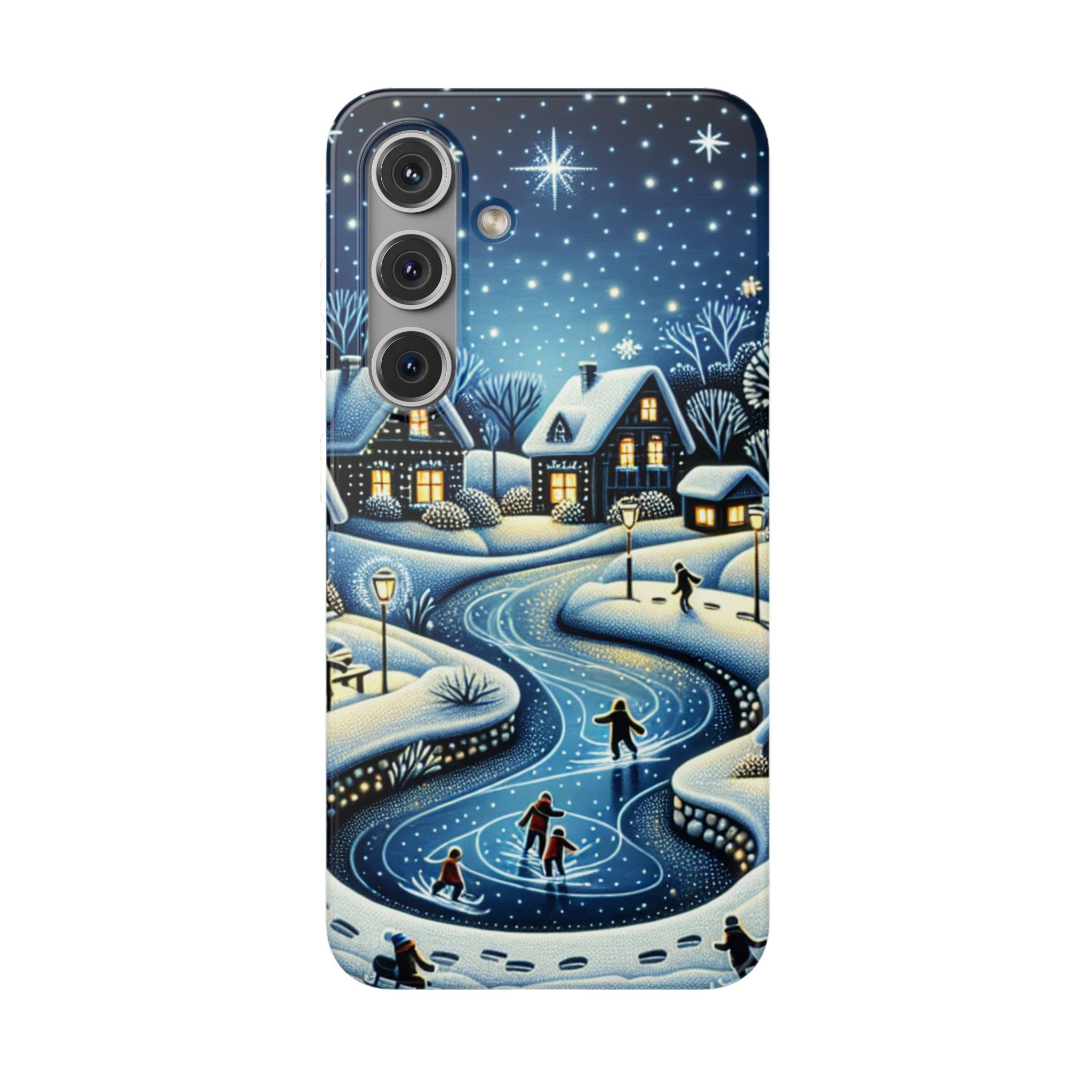 Winter Wonderland Trendy Resistant Flexi Phone Back Case - Image 7