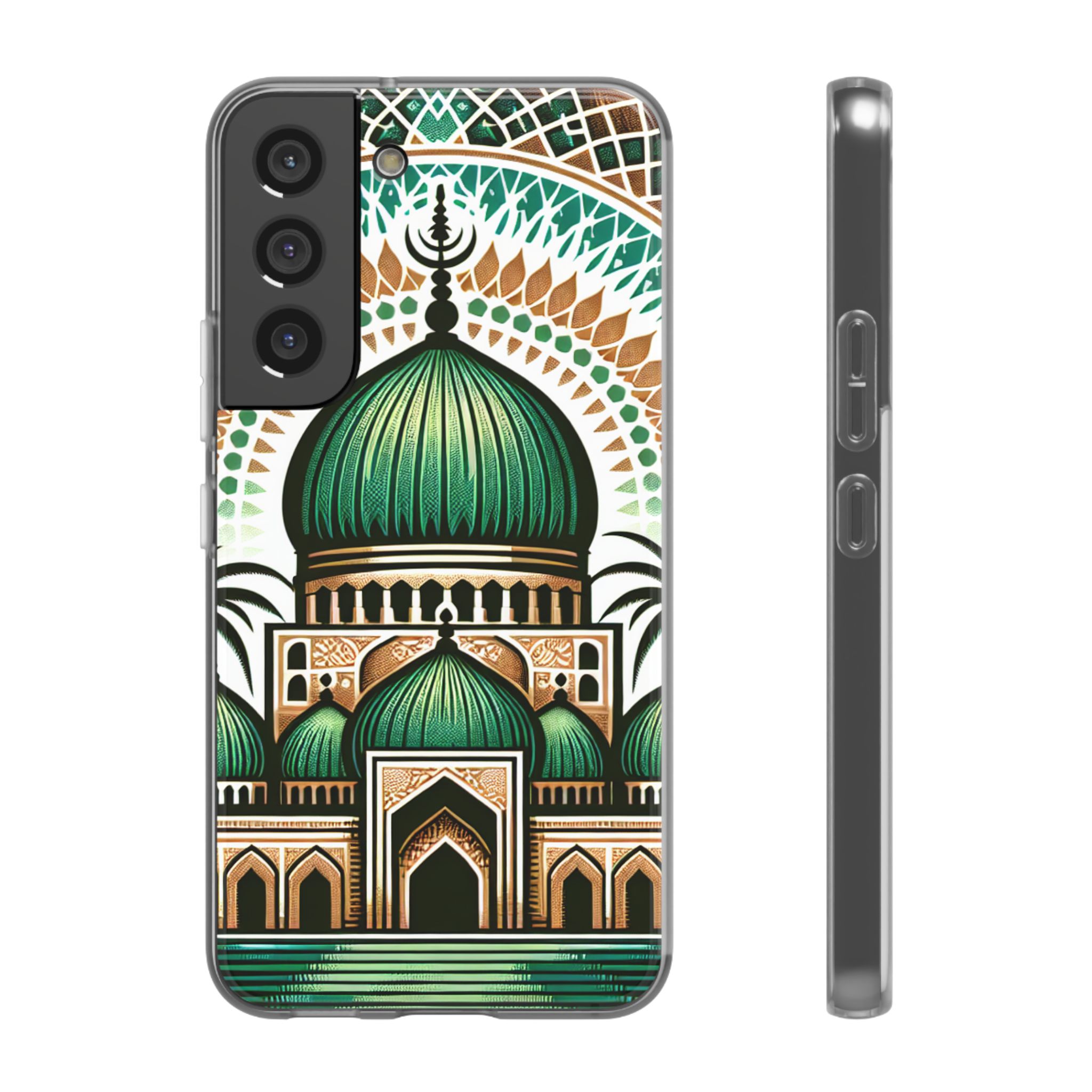 Mosque Theme Print Trendy Resistant Flexi Phone Back Case - Image 5