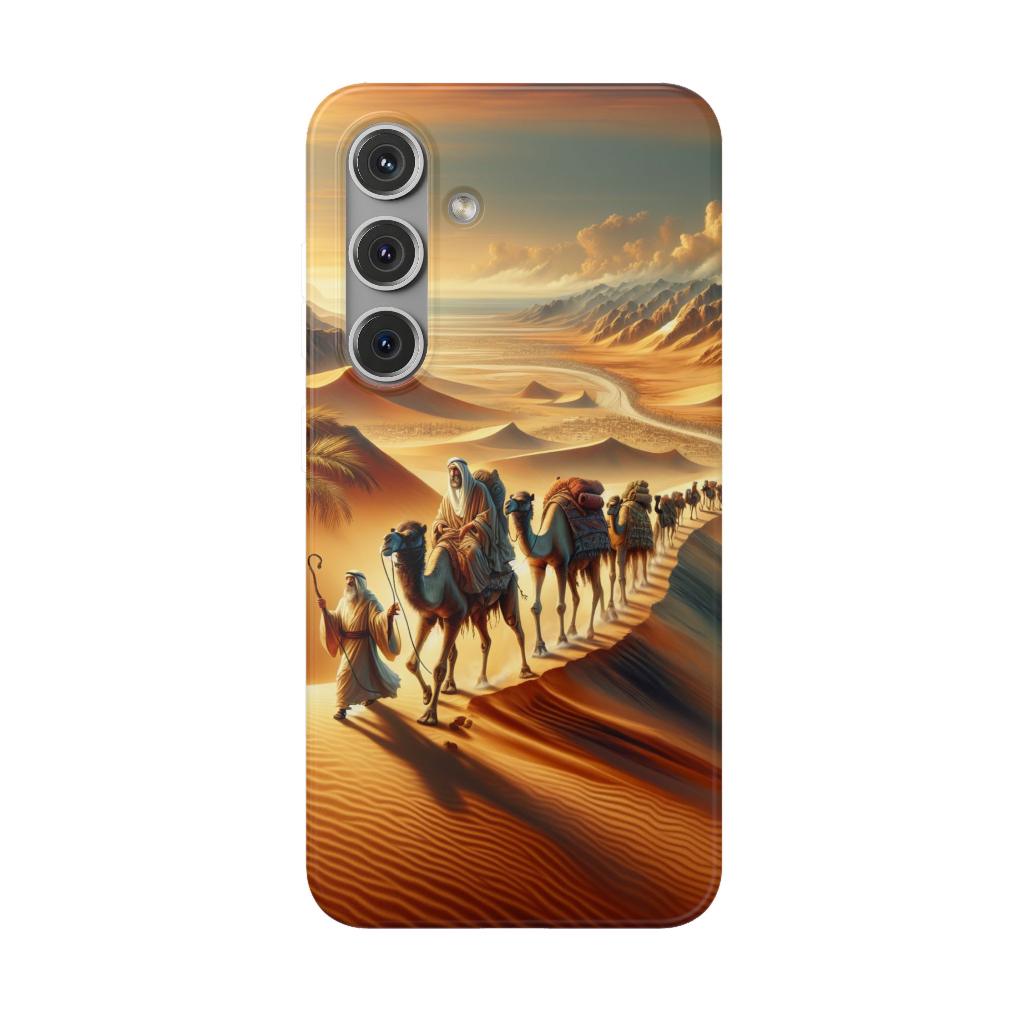 Desert Journey Trendy Resistant Flexi Phone Back Case - Image 7