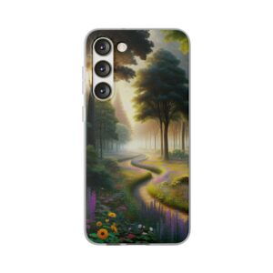 Jungle Path Morning Trendy Resistant Flexi Phone Back Case