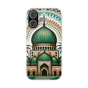 Mosque Theme Print Trendy Resistant Flexi Phone Back Case