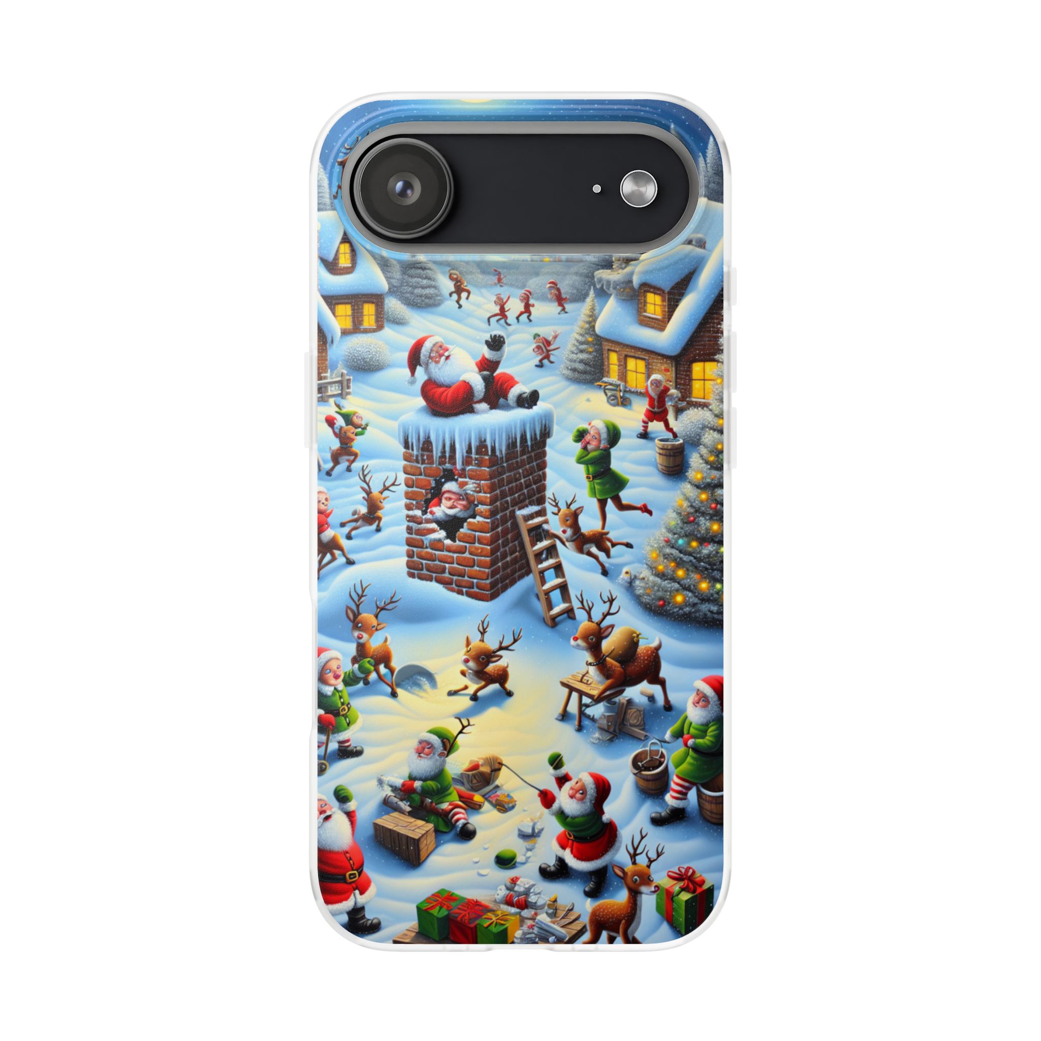 Winter Wonderland Trendy Resistant Flexi Phone Back Case - Image 4