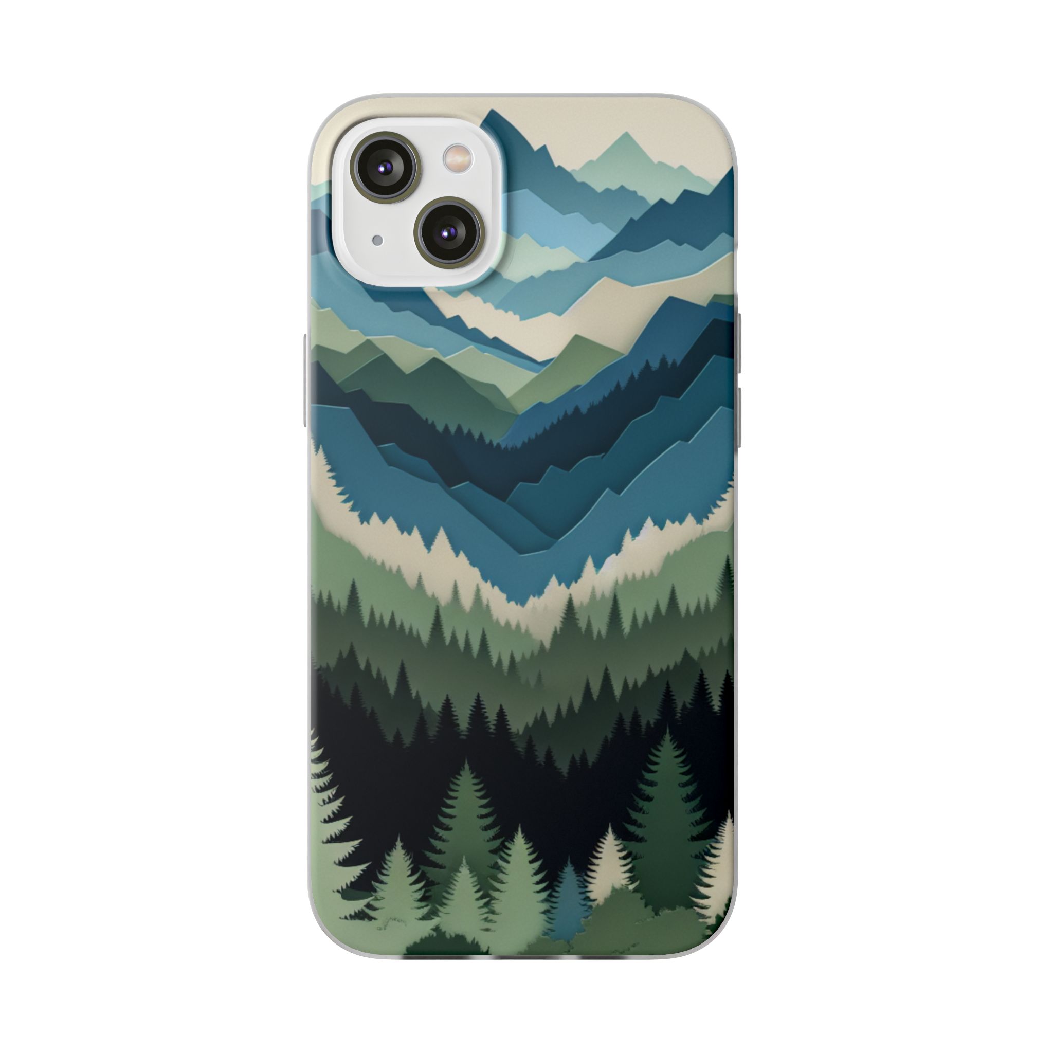 Green Hills Popular Sleek Resistant Flexi Phone Back Case - Image 8