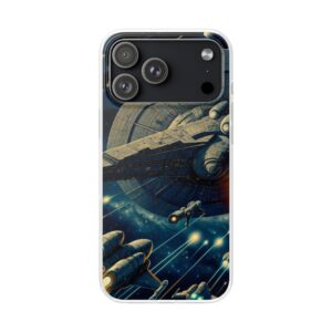 Star Space Warfare Trendy Resistant Flexi Phone Back Case