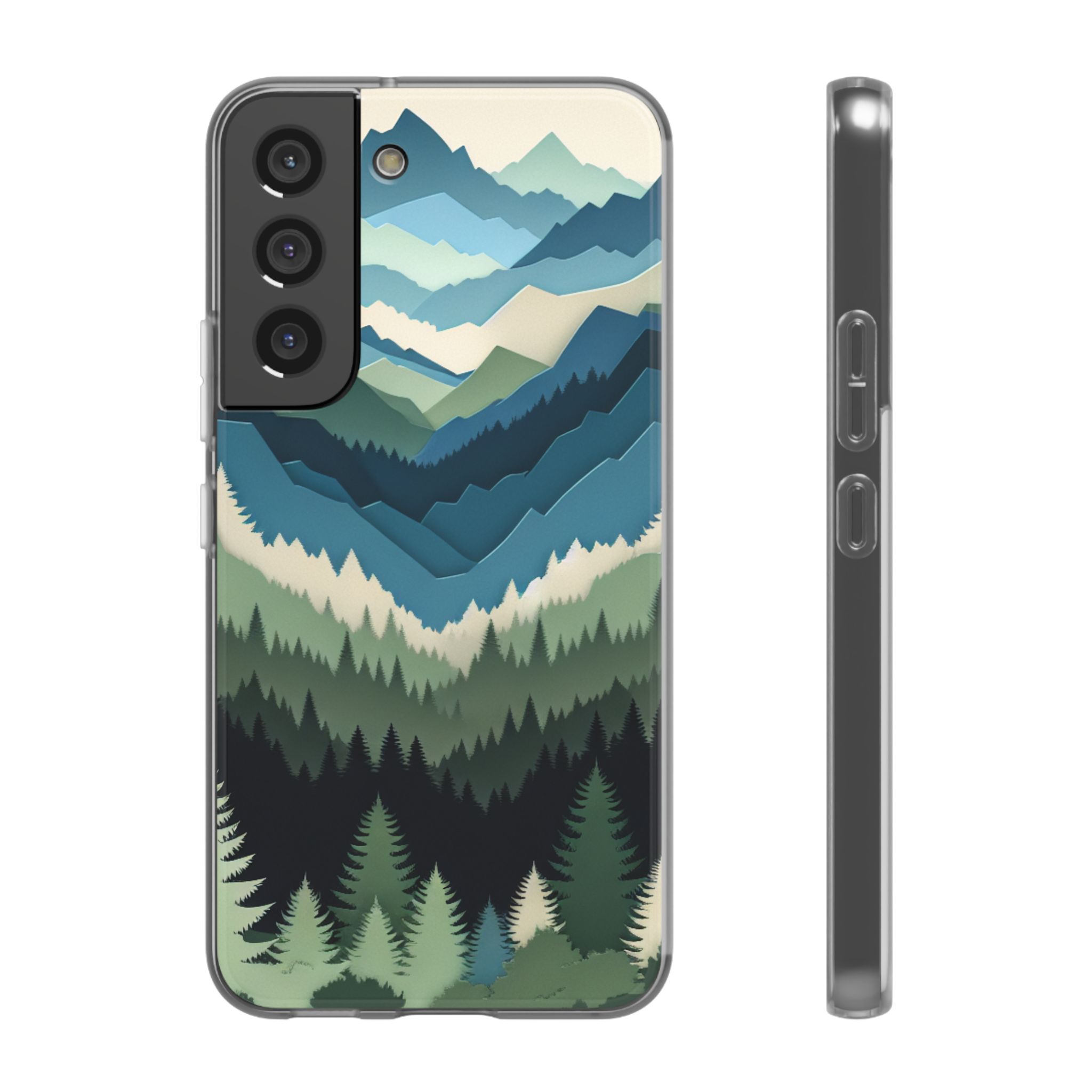Green Hills Popular Sleek Resistant Flexi Phone Back Case - Image 7