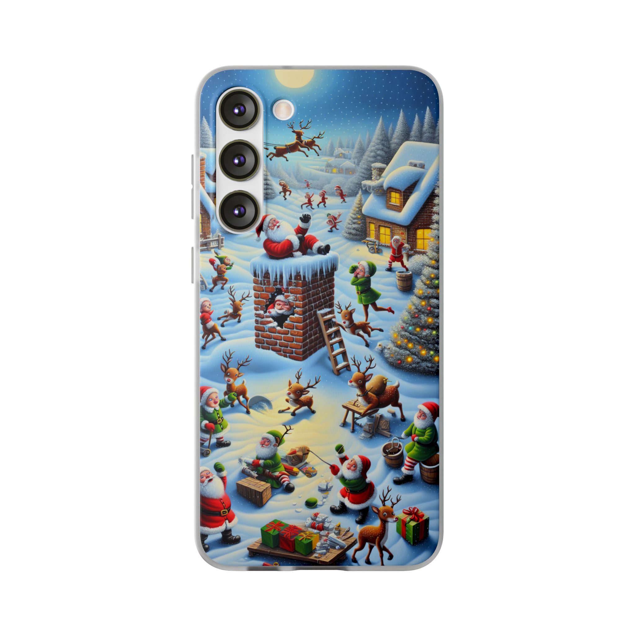 Winter Wonderland Trendy Resistant Flexi Phone Back Case - Image 5