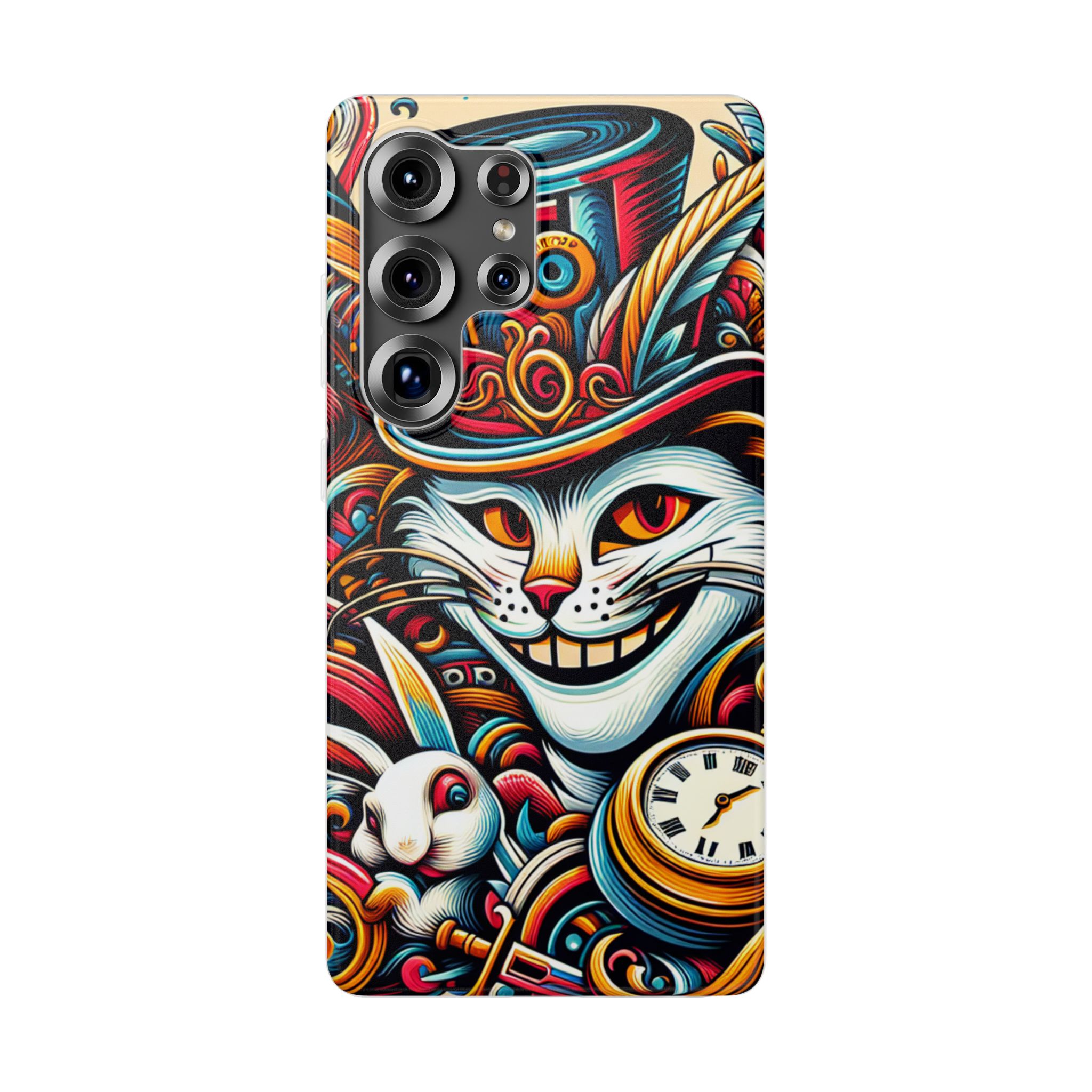 Cat And Mouse Popular Resistant Flexi Phone Back Case - Image 3