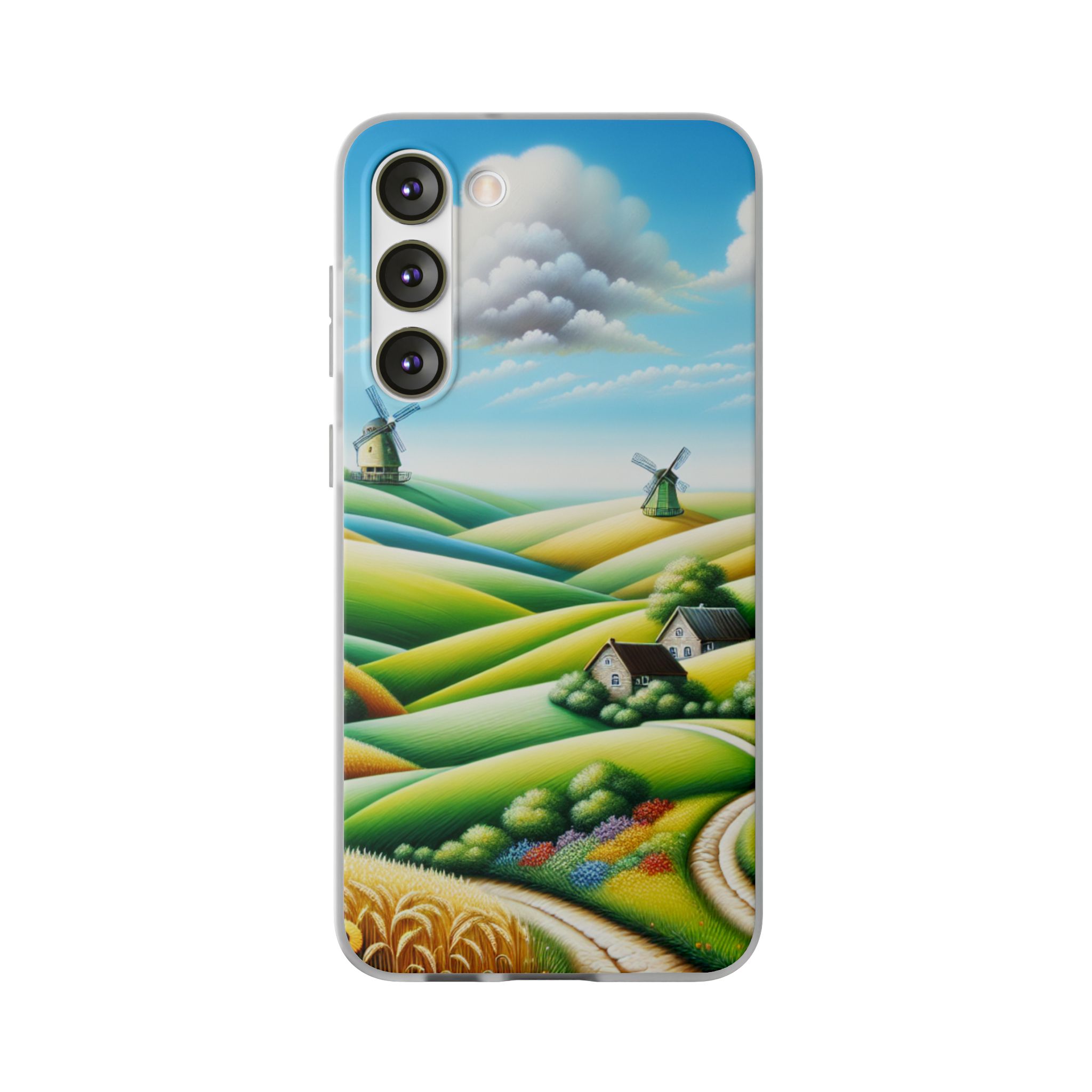 Artistic Farmlands Trendy Resistant Flexi Phone Back Case
