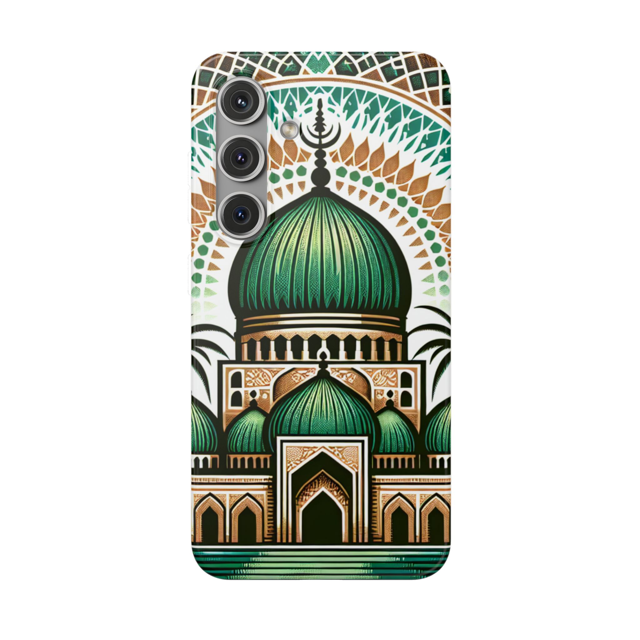 Mosque Theme Print Trendy Resistant Flexi Phone Back Case - Image 7