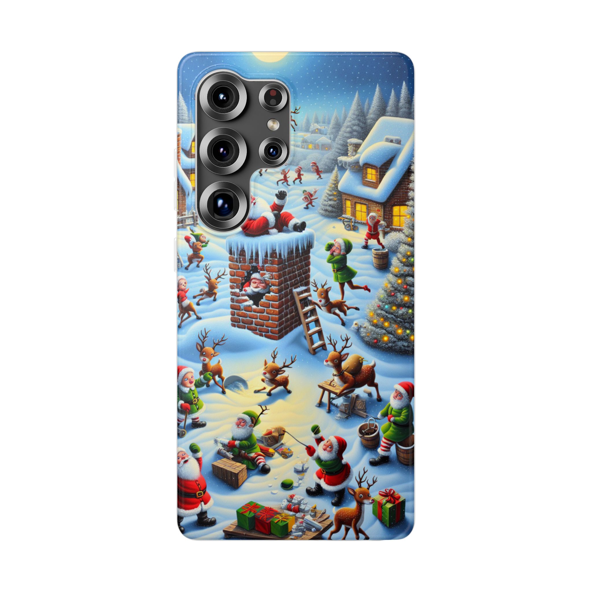 Winter Wonderland Trendy Resistant Flexi Phone Back Case - Image 2