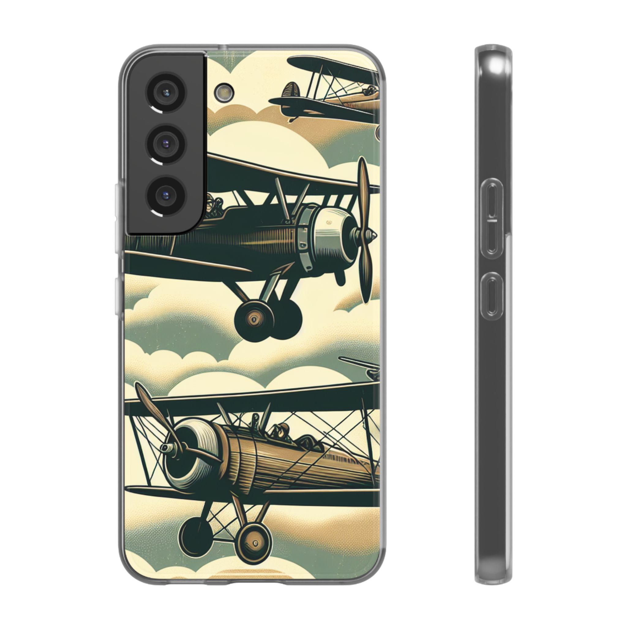 Great Flying Adventure Trendy Resistant Flexi Phone Back Case - Image 7
