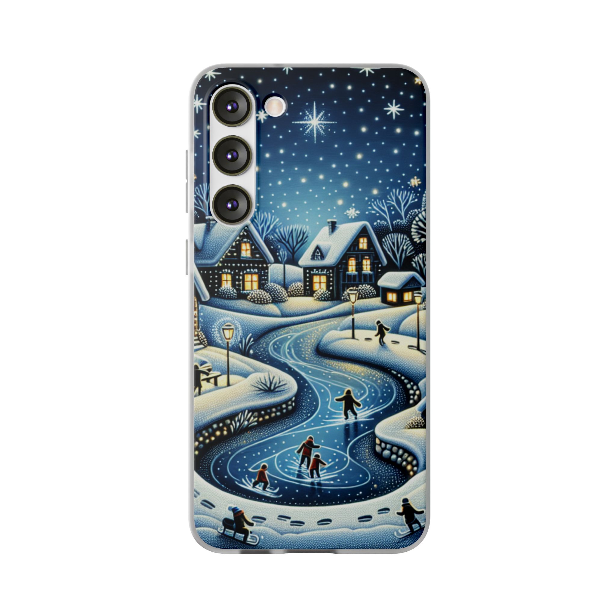 Winter Wonderland Trendy Resistant Flexi Phone Back Case - Image 2