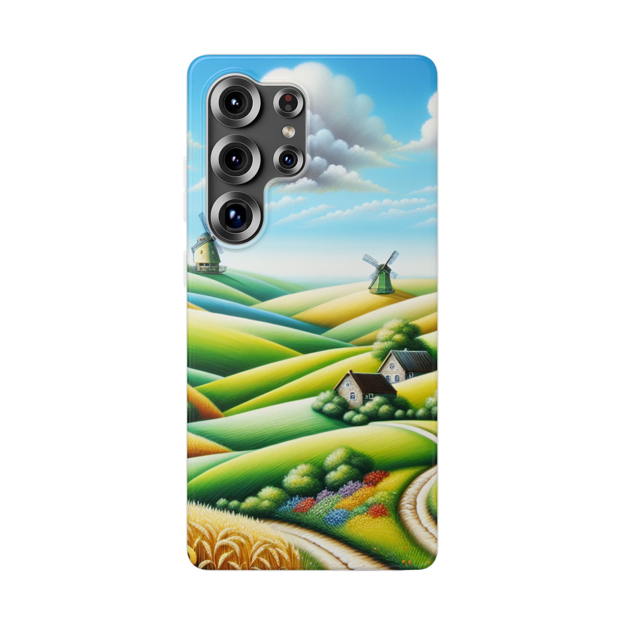 Artistic Farmlands Trendy Resistant Flexi Phone Back Case - Image 3