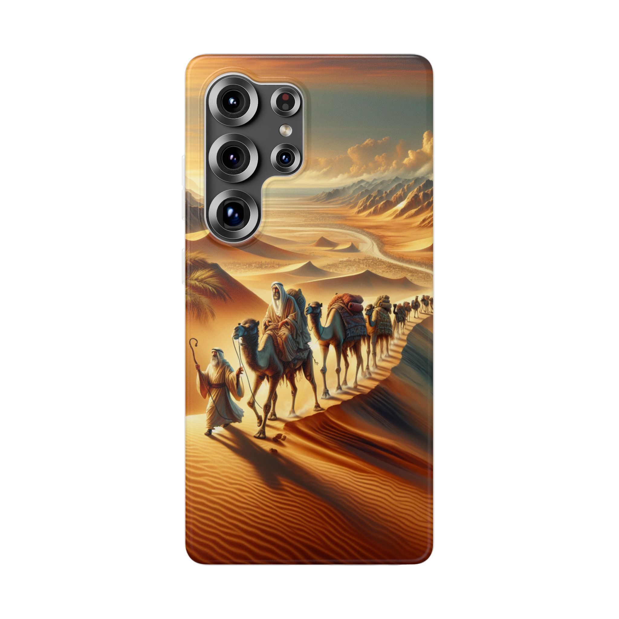 Desert Journey Trendy Resistant Flexi Phone Back Case - Image 3