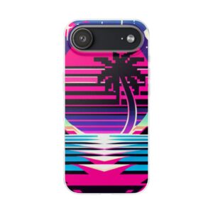 Pixelated Horizon Popular Trendy Resistant Flexi Phone Back Case
