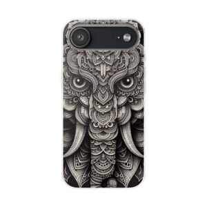 Fiery Elephant Print Popular Trendy Resistant Flexi Phone Back Case