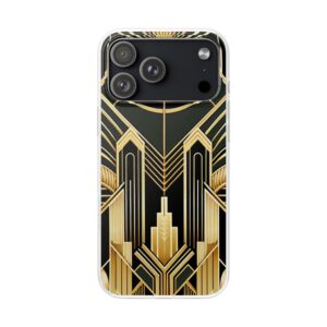 Golden Art Decor Popular Trendy Resistant Flexi Phone Back Case