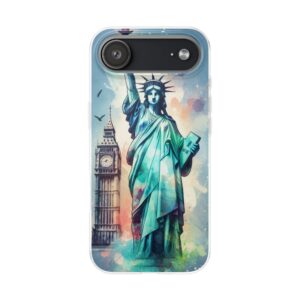Famous Monuments Popular Trendy Resistant Flexi Phone Back Case