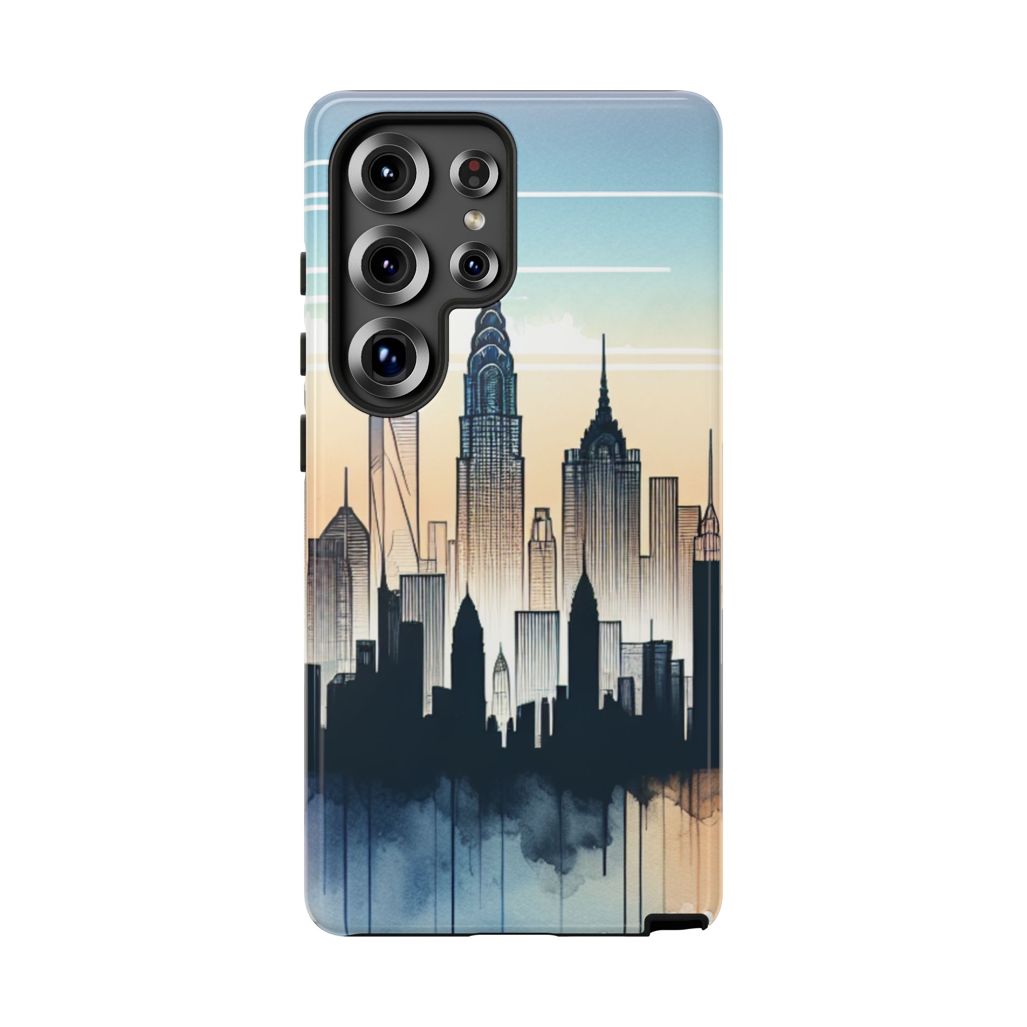 Skylines City Silhouette Smart Phone Cases for iPhone, Samsung & Google Pixel - Image 2