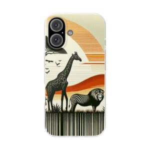 African Safari Popular Trendy Resistant Flexi Phone Back Case