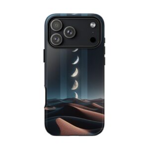 Moons In Desert Trendy Tough Case for iPhone, Samsung & Google Pixel
