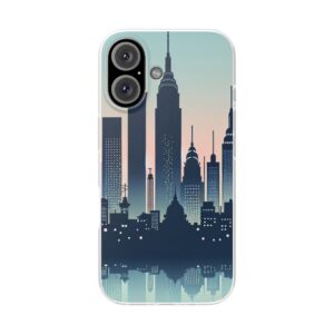 Highrise Silhouette Popular Trendy Resistant Flexi Phone Back Case