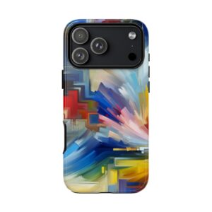 Color Brush Effect Mobile Phone Cases for iPhone, Samsung & Google Pixel