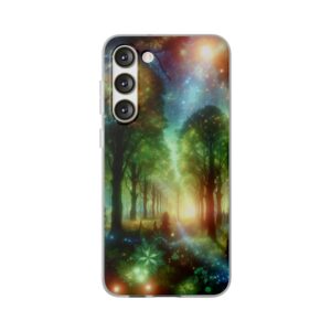 Illuminated Jungle Popular Trendy Resistant Flexi Phone Back Case