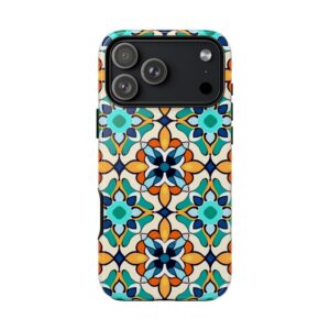 Classic Pattern Print Trendy Resistant Mobile Phone Tough Case