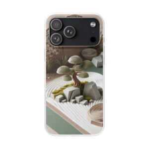 3D Garden Art Trendy iPhone Samsung Pixel Resistant Flexi Phone Back Case