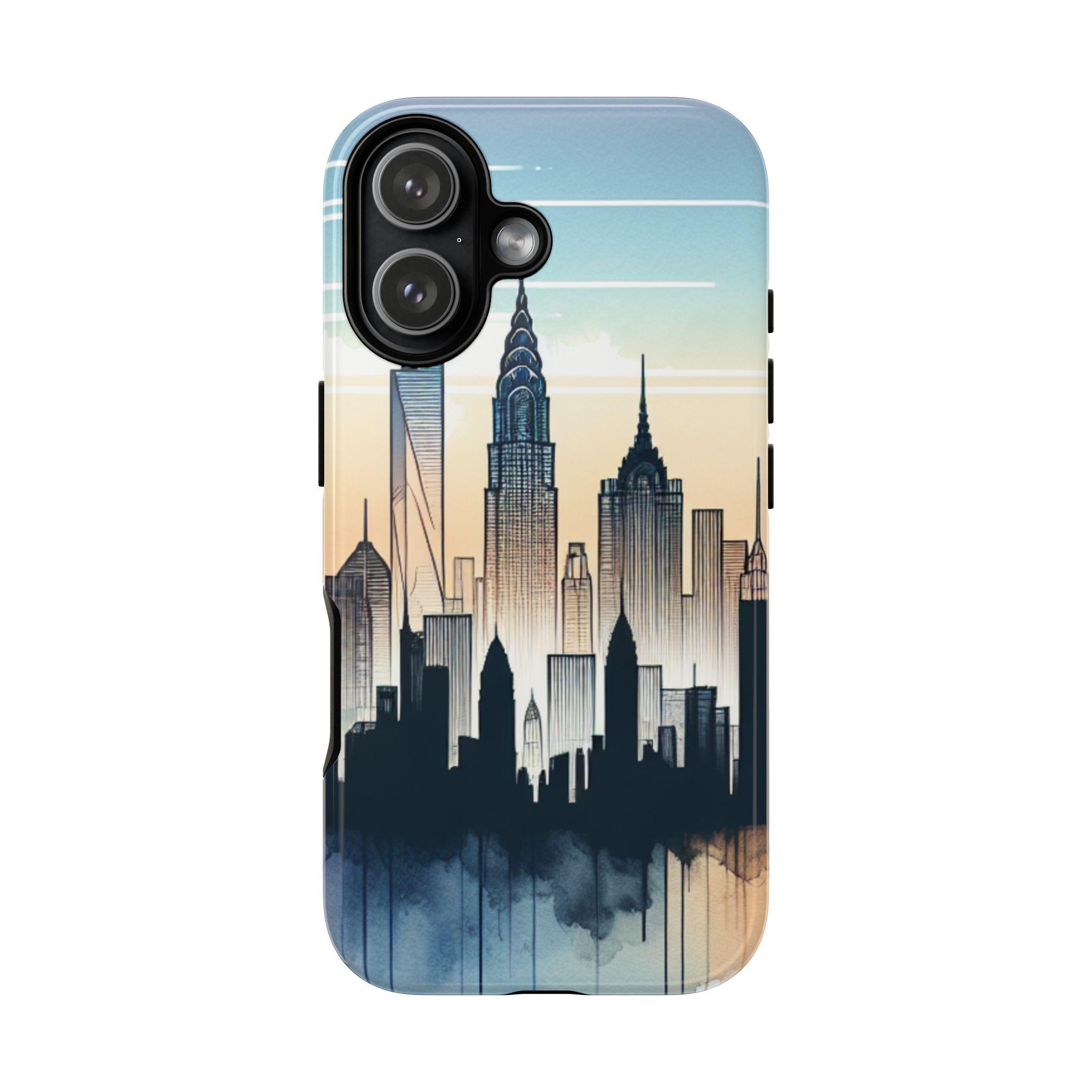 Skylines City Silhouette Smart Phone Cases for iPhone, Samsung & Google Pixel - Image 3