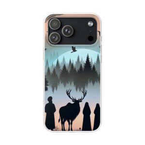 Natural Silhouette Trendy Resistant Flexi Phone Back Case