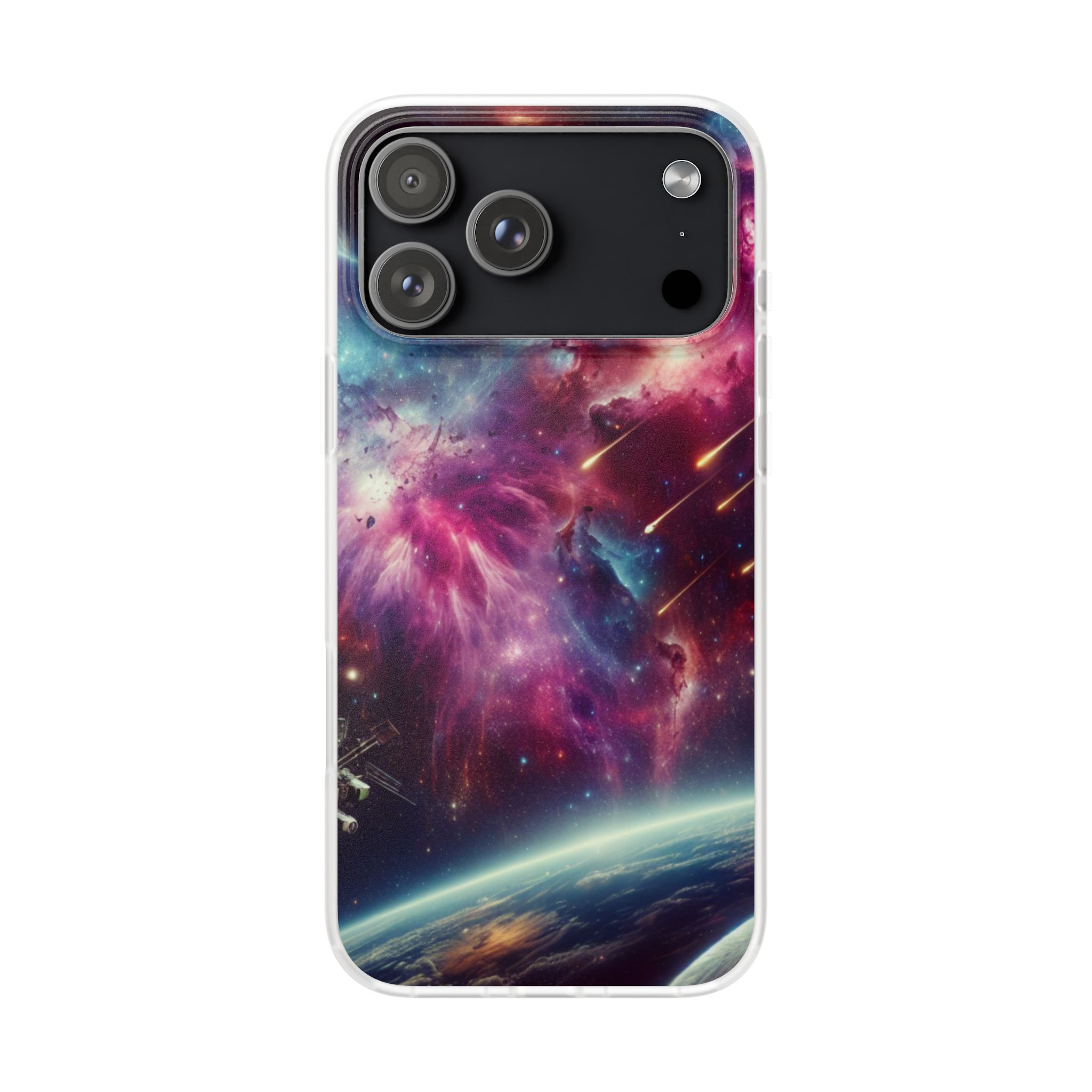 Animated Space Galaxy Popular Trendy Resistant Flexi Phone Back Case - Image 5