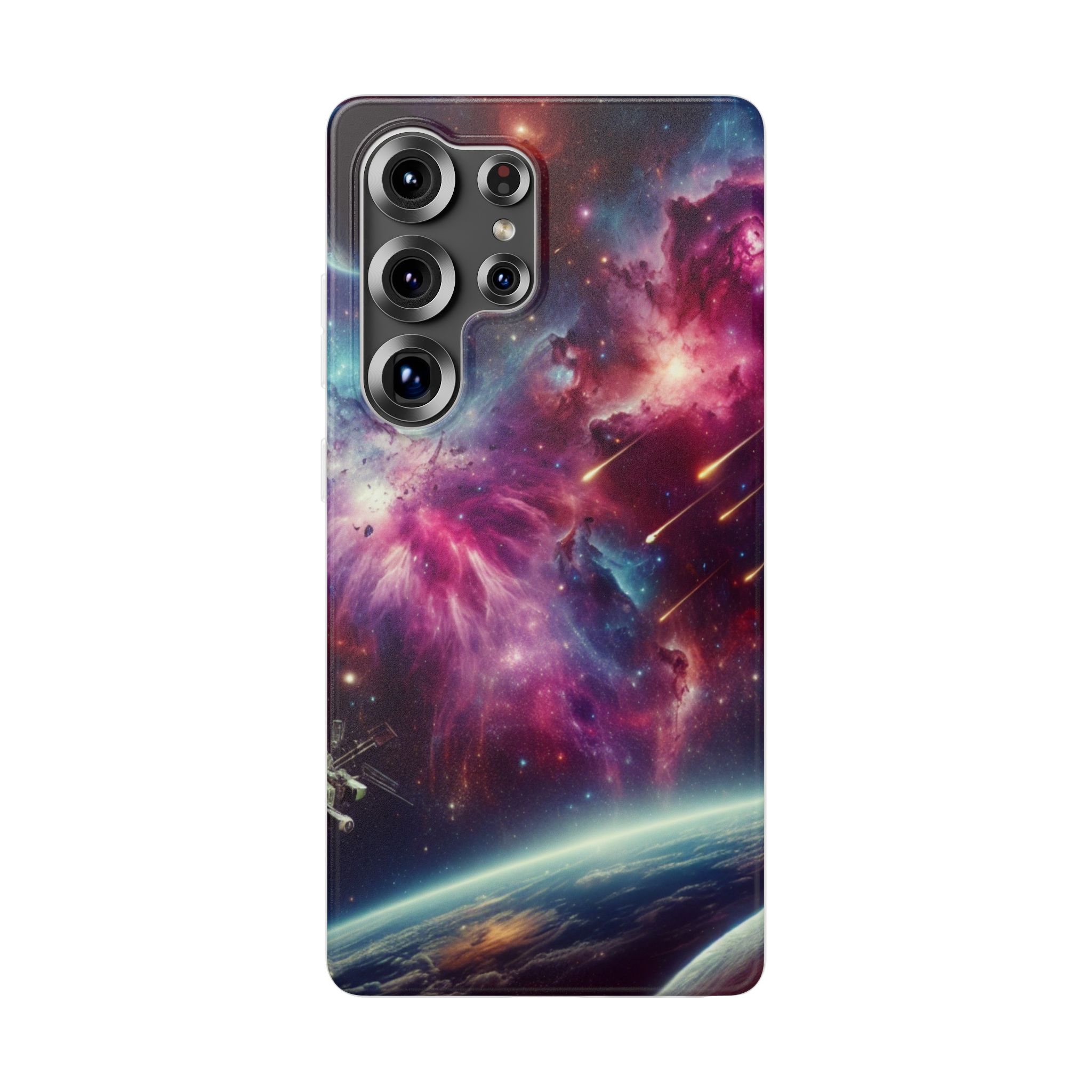 Animated Space Galaxy Popular Trendy Resistant Flexi Phone Back Case - Image 2